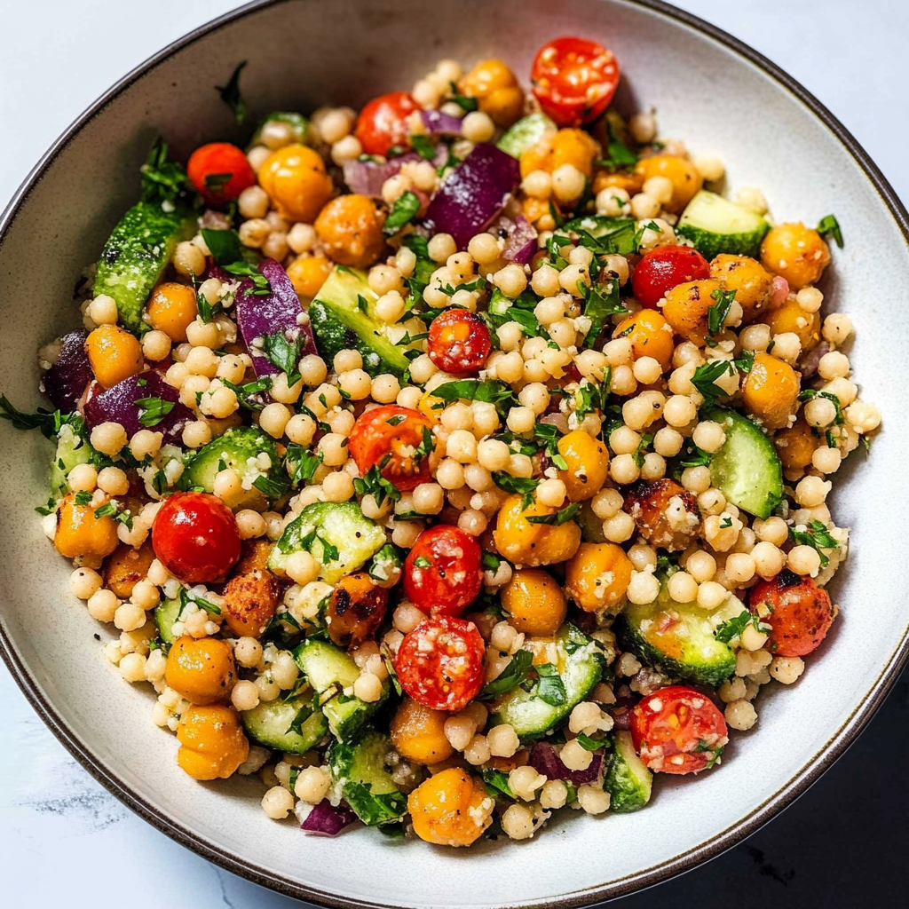 Couscous Salad with Chickpeas