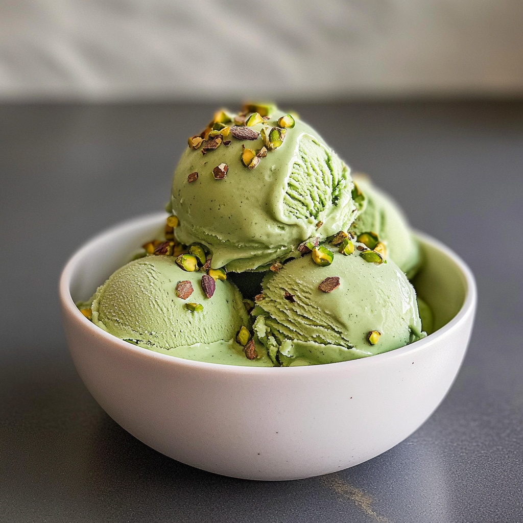 Pistachio ice cream recipe