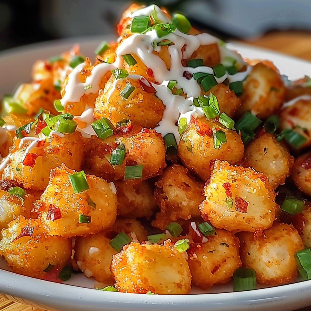 Tasty Loaded Tater Tot Appetizers