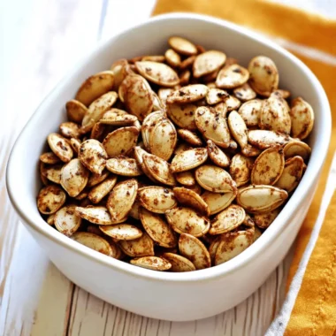 Healthy Pumpkin Seed Recipe