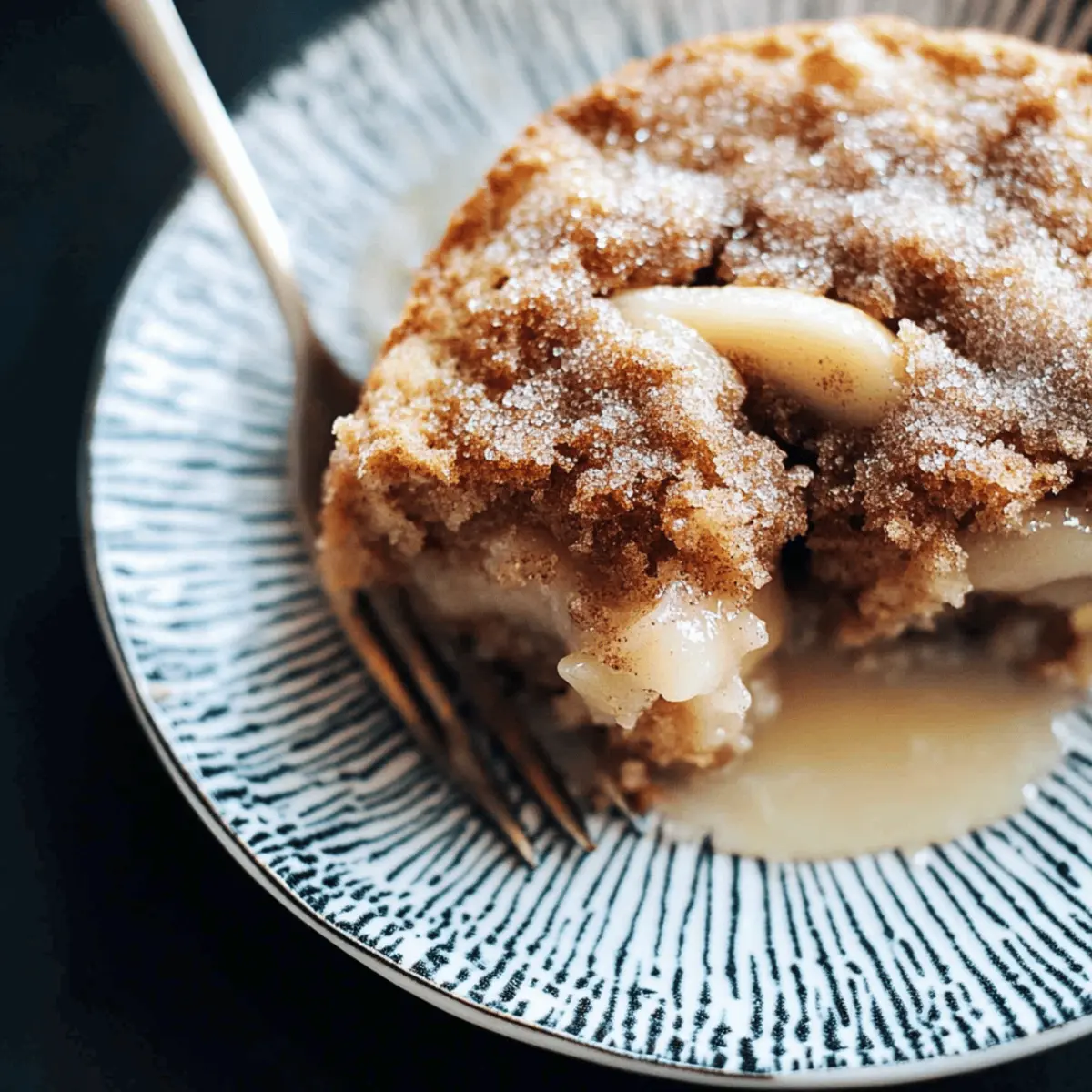 Cinnamon Sugar Apple Cake