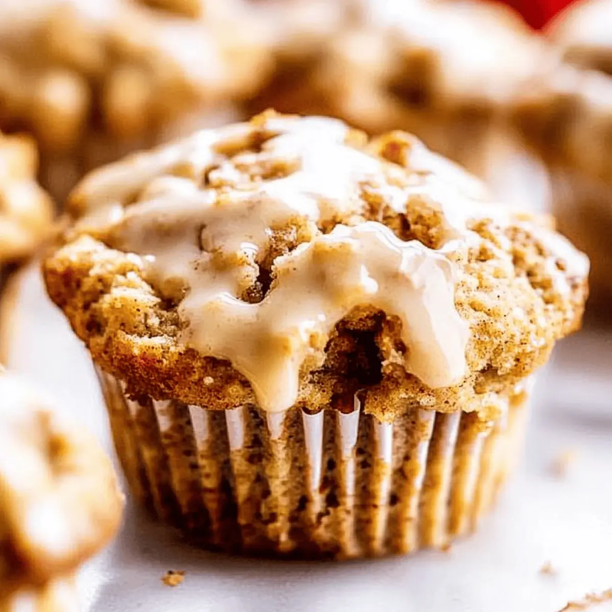 Apple Cinnamon Greek Yogurt Muffins