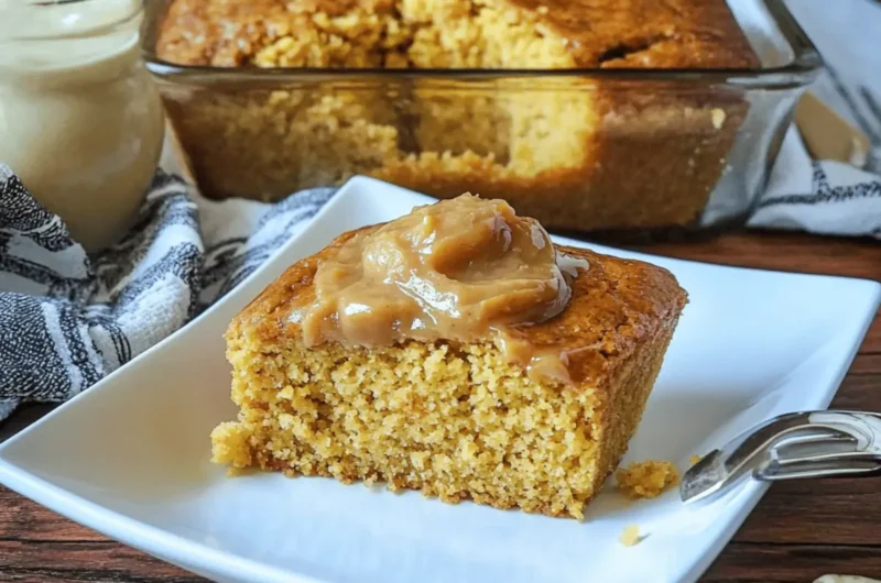 Cinnamon Honey Butter Sweet Potato Cornbread