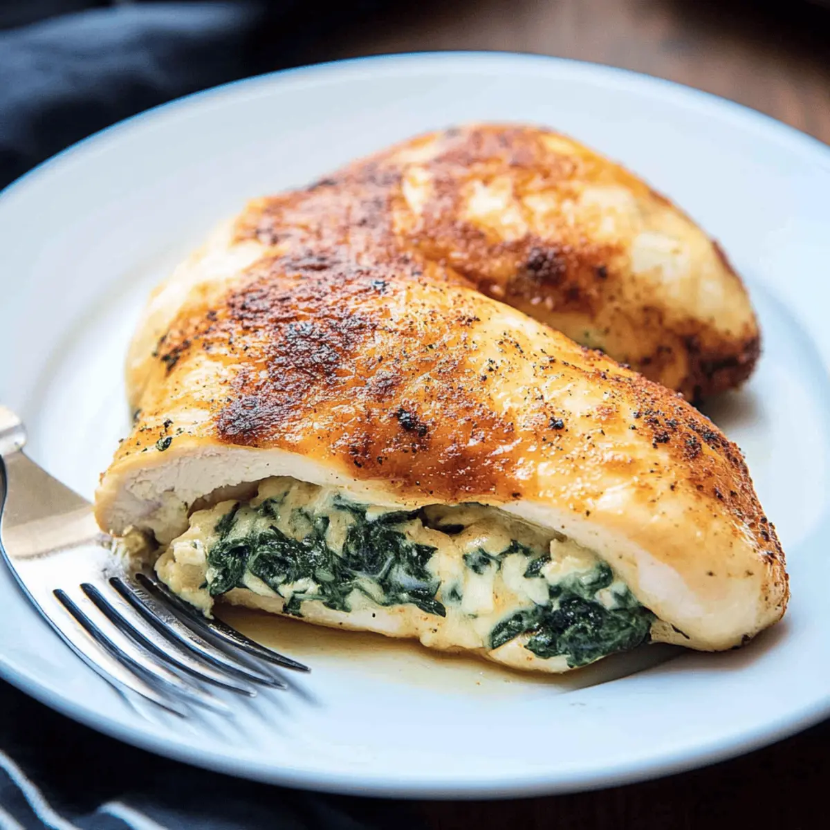 Spinach Stuffed Chicken