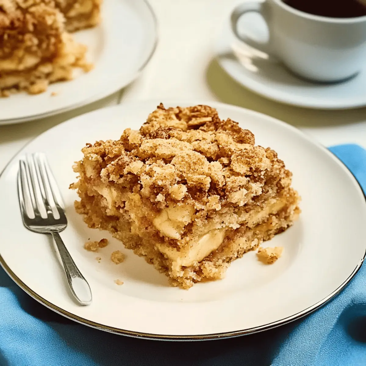 Apple Crumb Cake