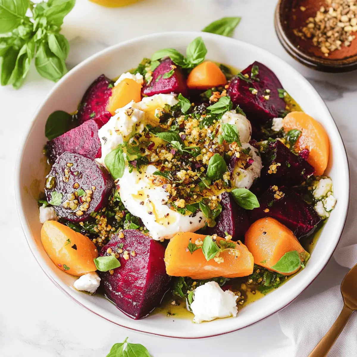 Roasted Beet and Burrata Salad